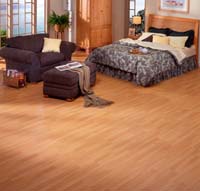 Wood flooring.